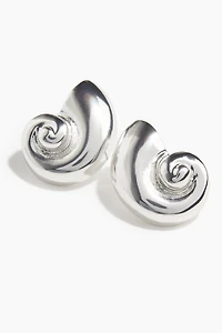 Seashell-Shaped Earrings