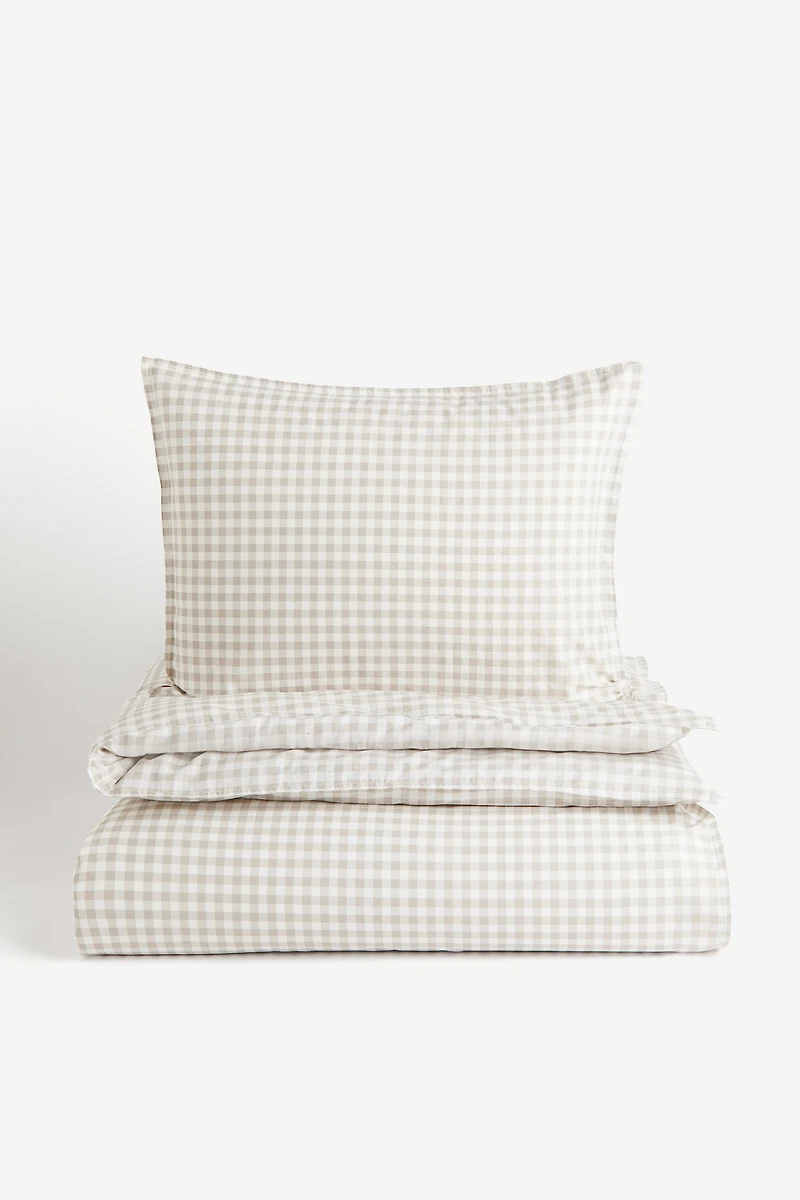 Patterned Twin Duvet Cover Set