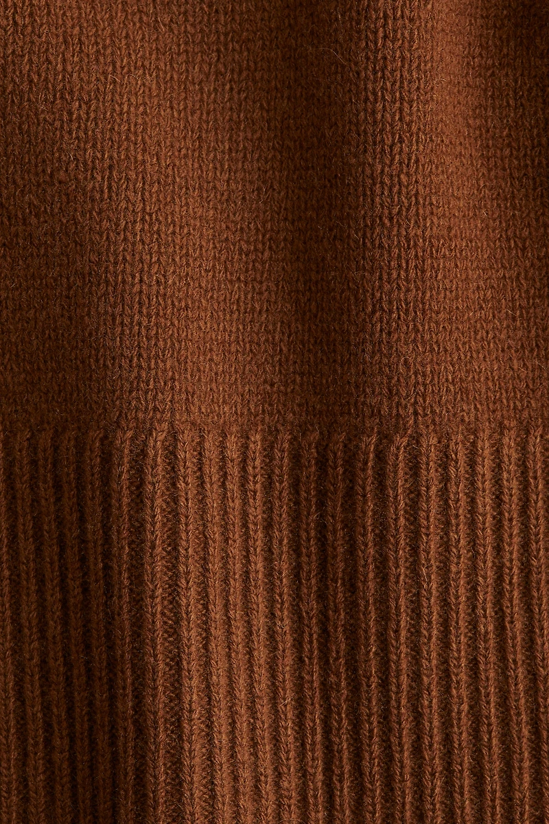 Cashmere-Blend Turtleneck Sweater