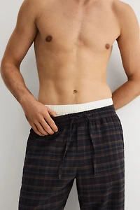 Relaxed-Fit Flannel Pants