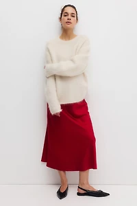 MAMA Satin Slip Skirt