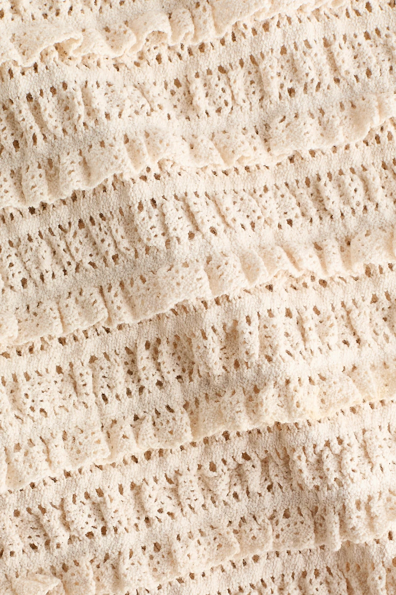 Lace Jersey Sleeveless Top