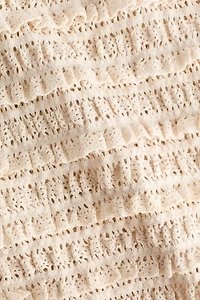 Lace Jersey Sleeveless Top