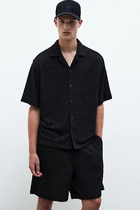 Relaxed Fit Terry Shorts