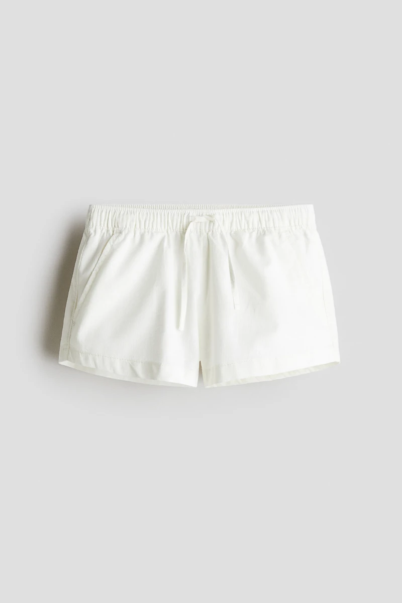 Linen-Blend Shorts