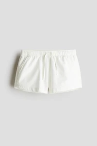 Linen-Blend Shorts
