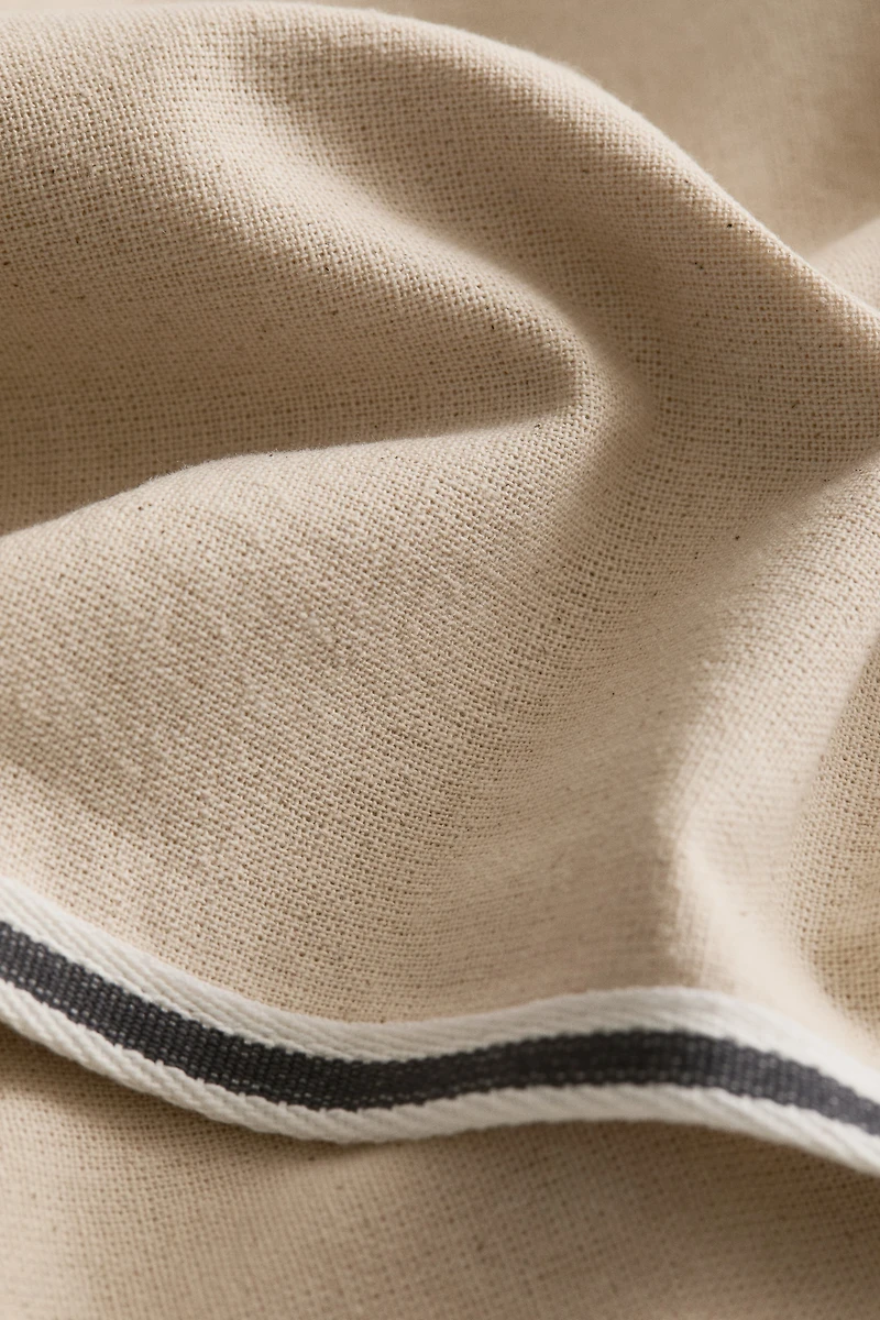 Housse de coussin en toile coton