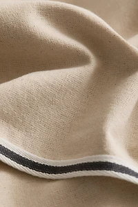 Housse de coussin en toile coton