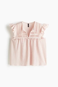 Textured Jersey Top