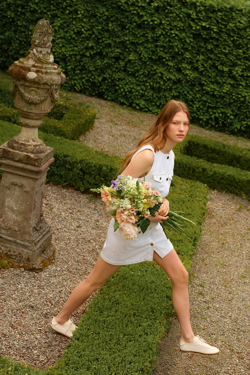 Sleeveless Denim Dress