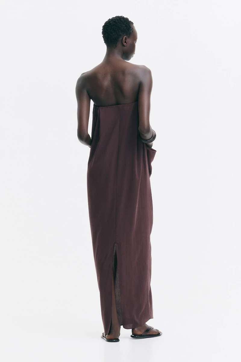 Knot-Detail Bandeau Dress