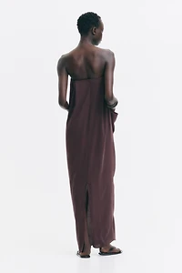 Knot-Detail Bandeau Dress