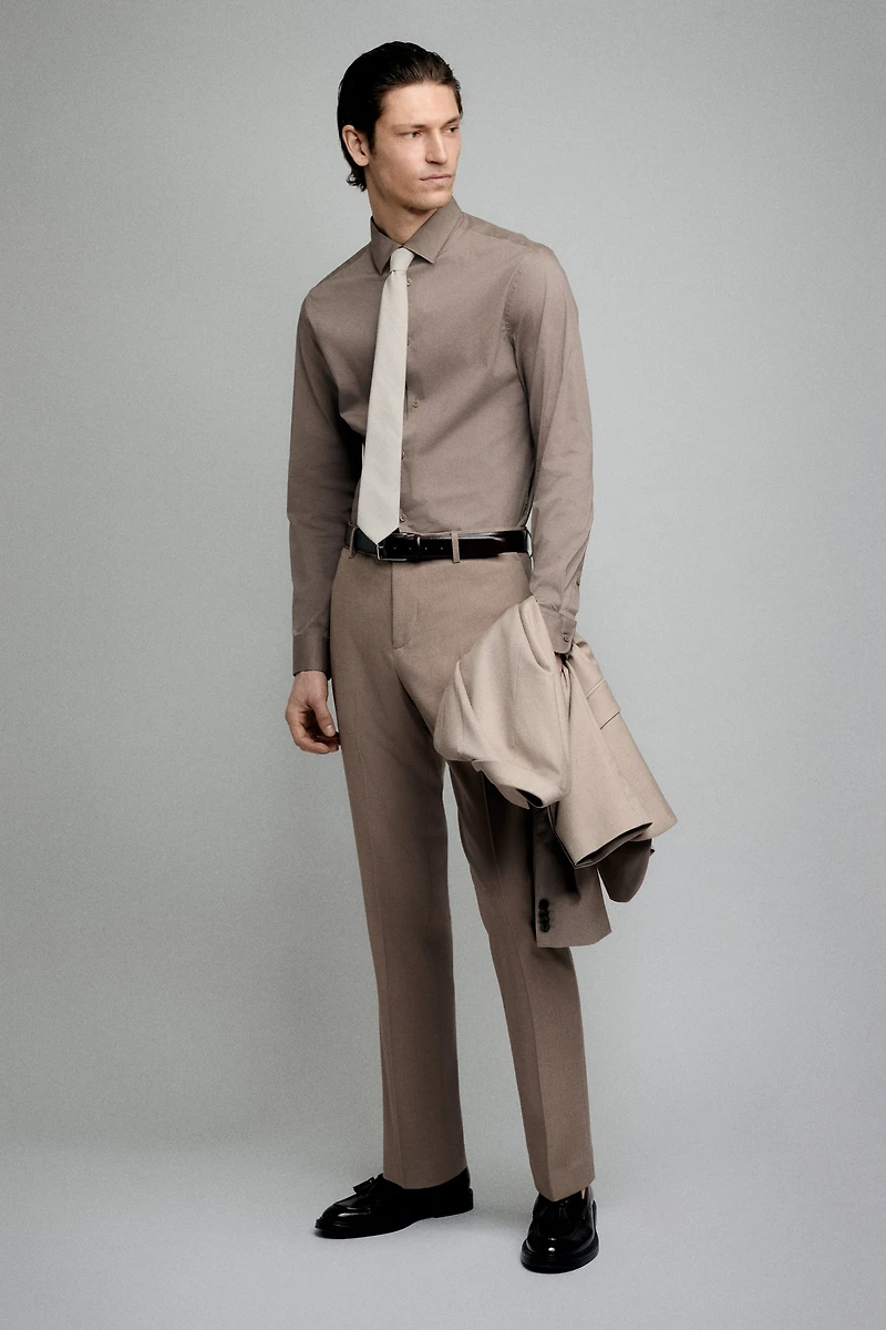 Regular-Fit Suit Pants