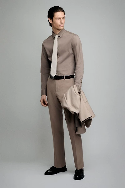 Regular-Fit Suit Pants