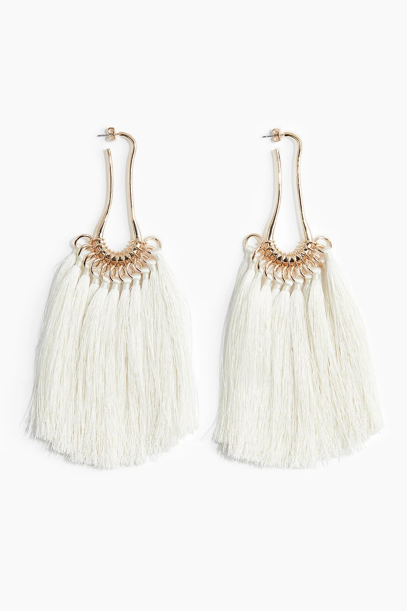 Boucles d'oreilles pendantes à franges