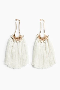 Boucles d'oreilles pendantes à franges