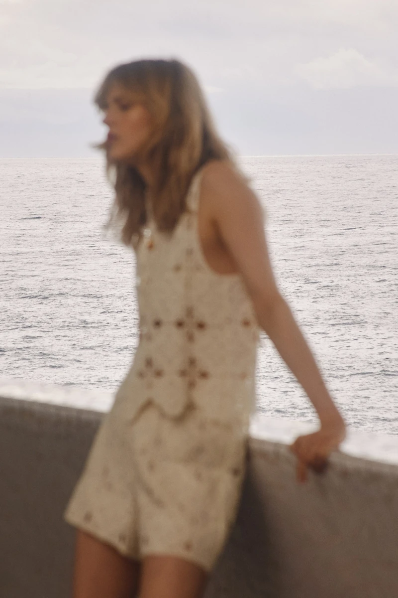 Crochet-Look Top
