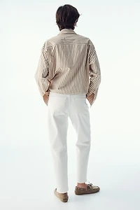 High Rise Slim Leg Mom Jeans