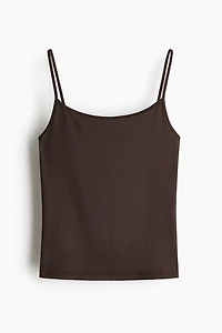 Jersey strappy top
