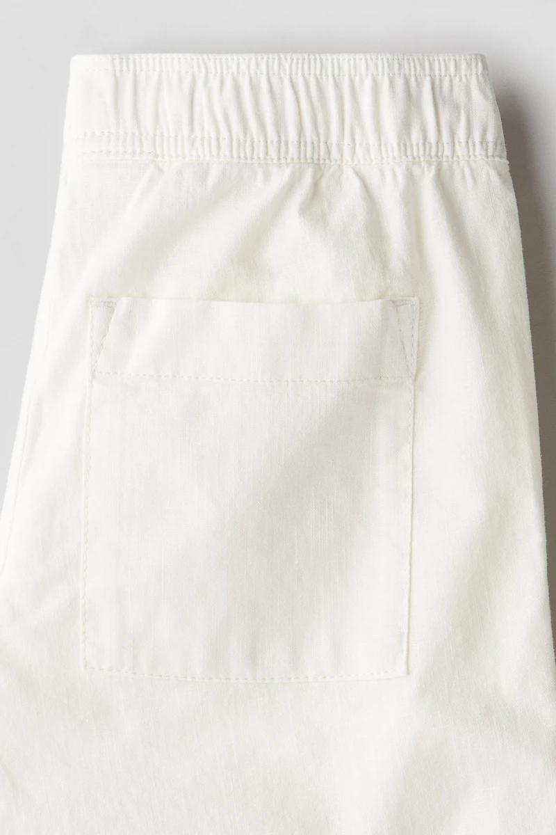 Linen-Blend Pants