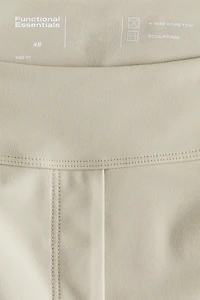 Four-Way Stretch Wide-Cut Pants