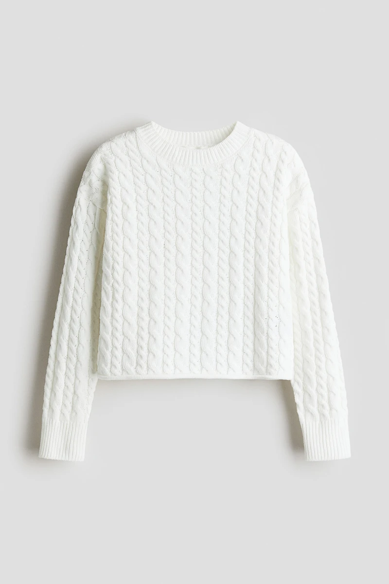 Cable-Knit Sweater