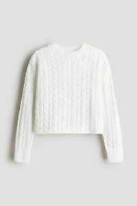 Cable-Knit Sweater