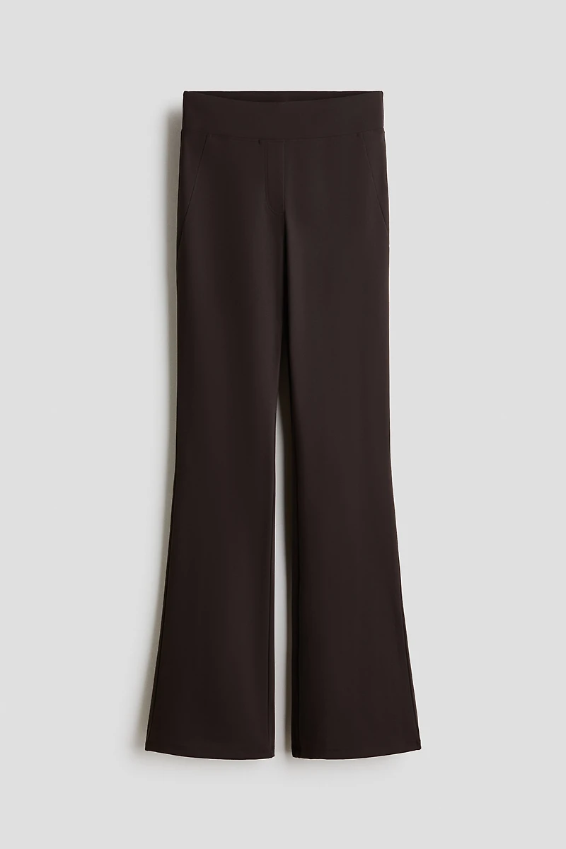 Four-Way Stretch Flared Pants