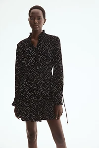 Ruffle-Trimmed Dress