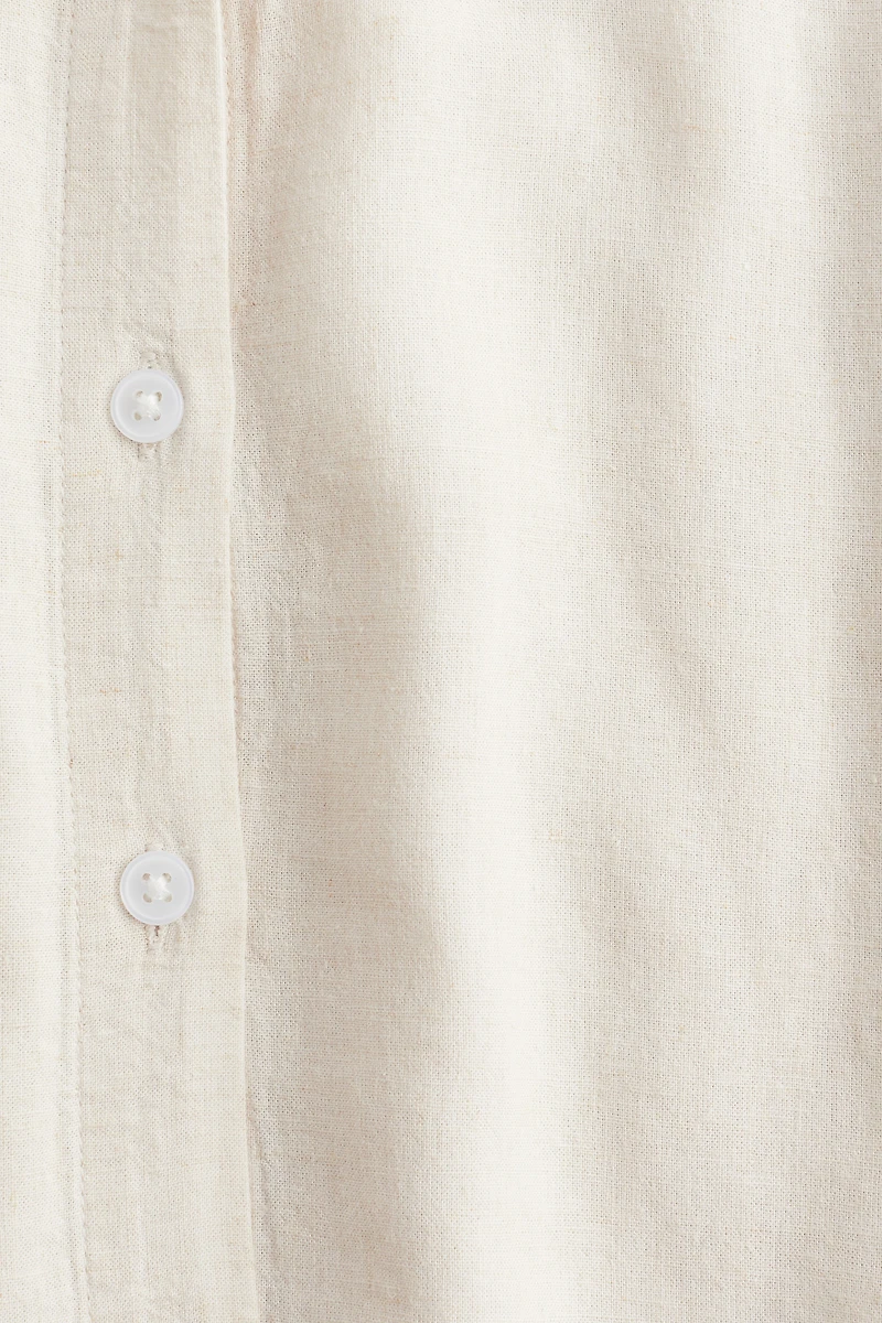 Chemise en lin mélangé