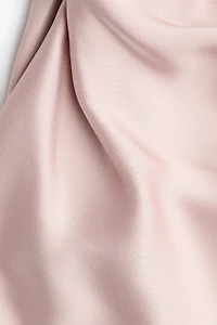 Scarf-Collar One-Shoulder Top