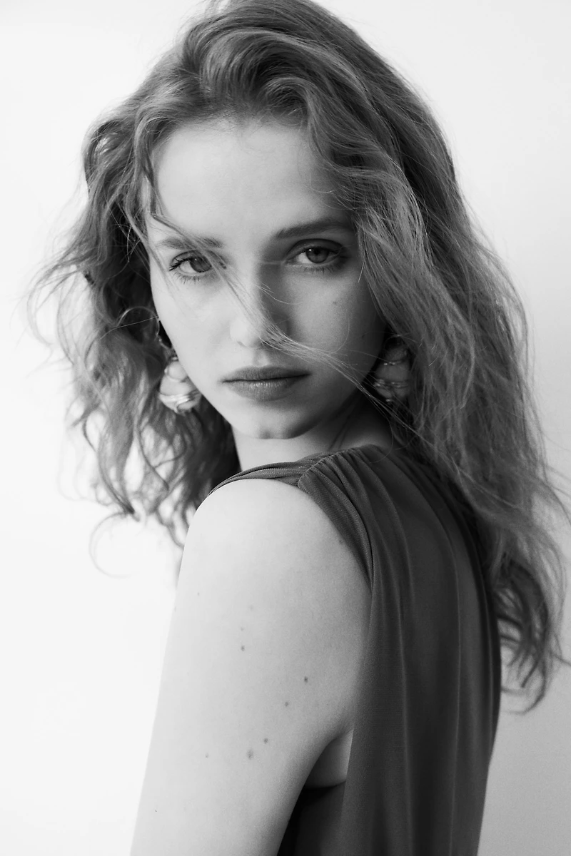 Minirobe à effet drapé