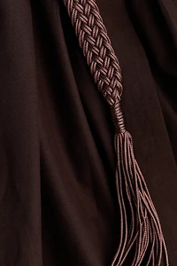 Cotton Dress with Belt