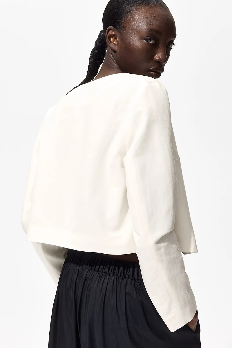 Scalloped-Edge Jacket