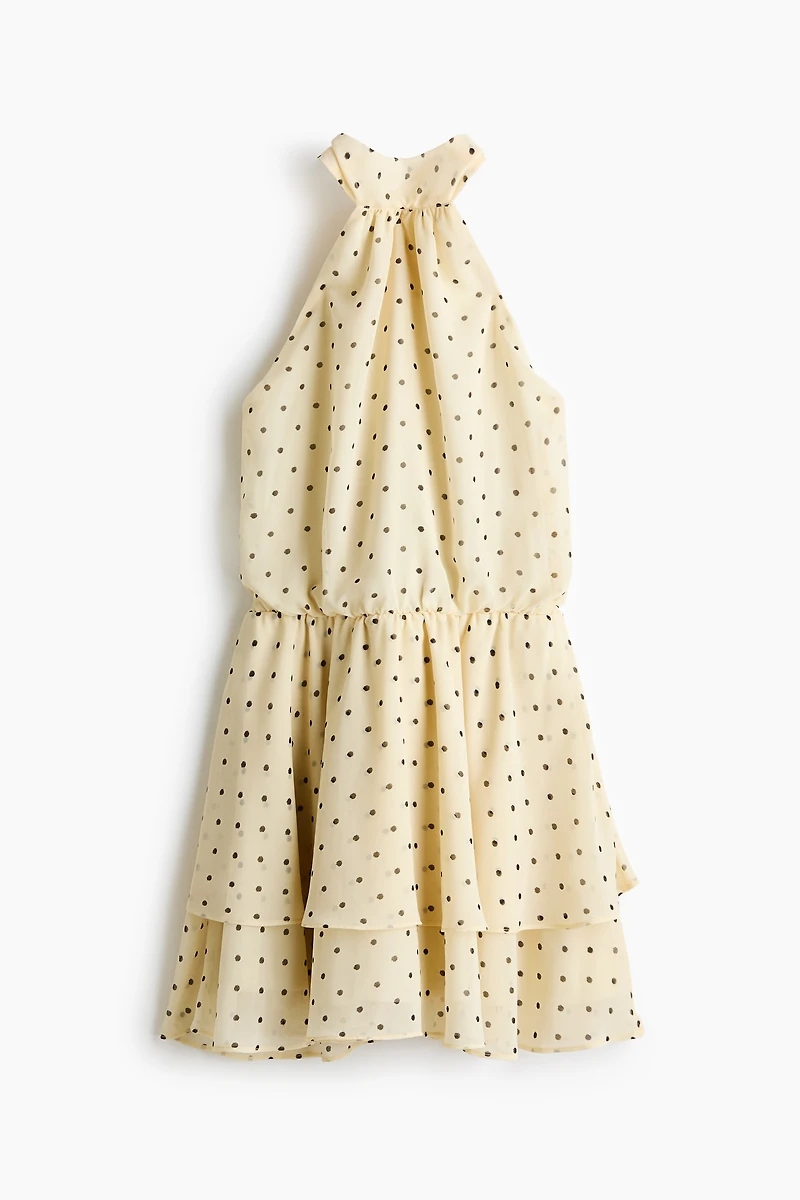 Chiffon Halterneck Dress