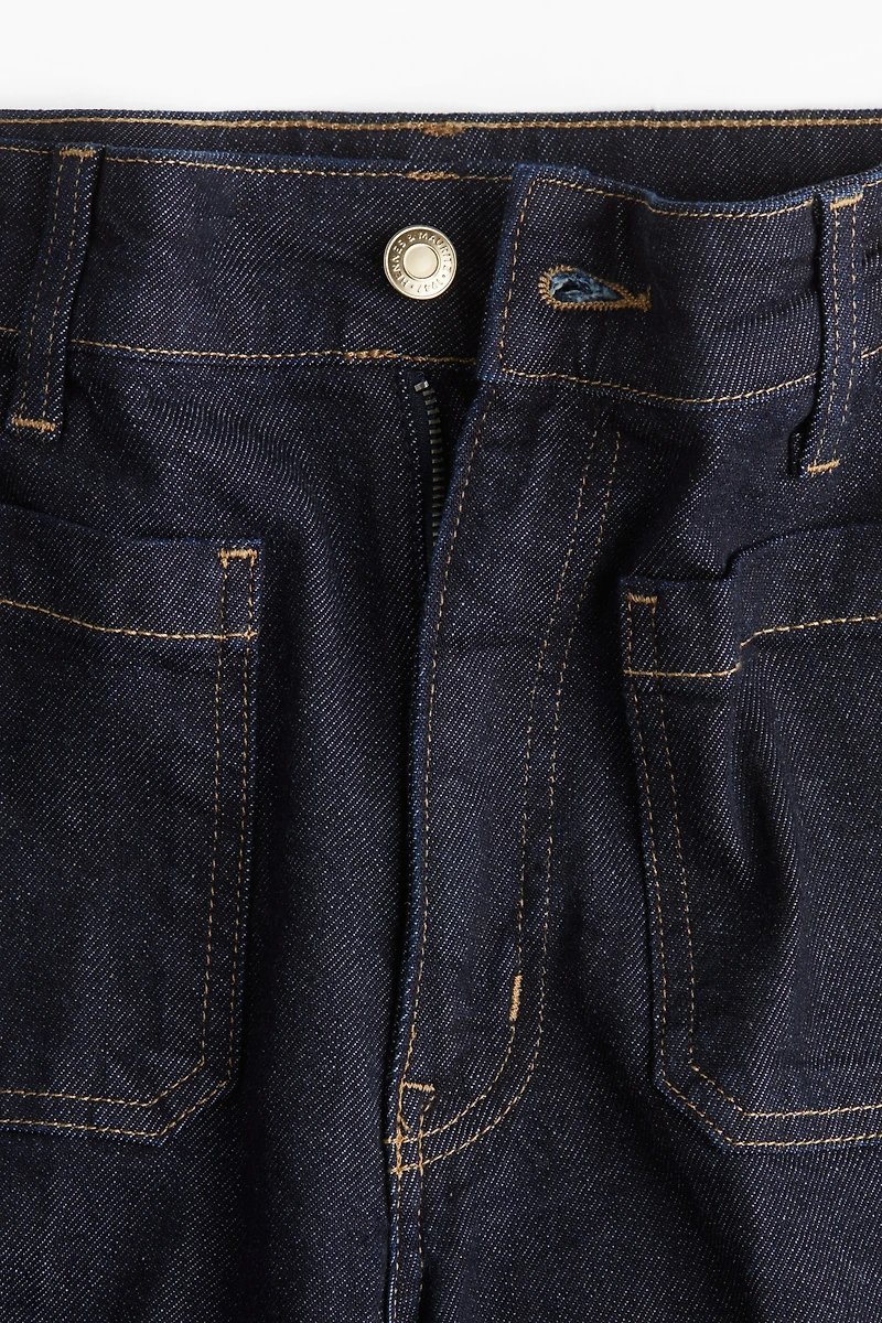 Jean ample taille haute