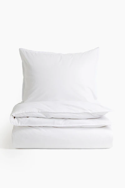 Enveloppe de couette lit simple en coton lavé