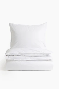 Washed Cotton Twin Duvet Cover Set