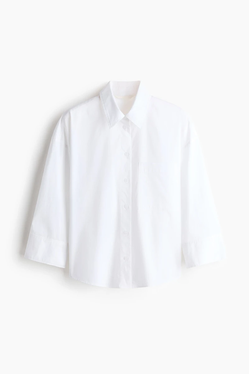 Short Poplin Shirt