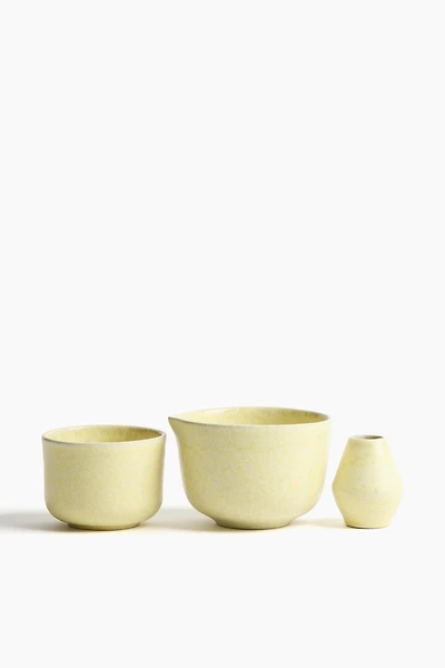 Service à matcha en grès cérame