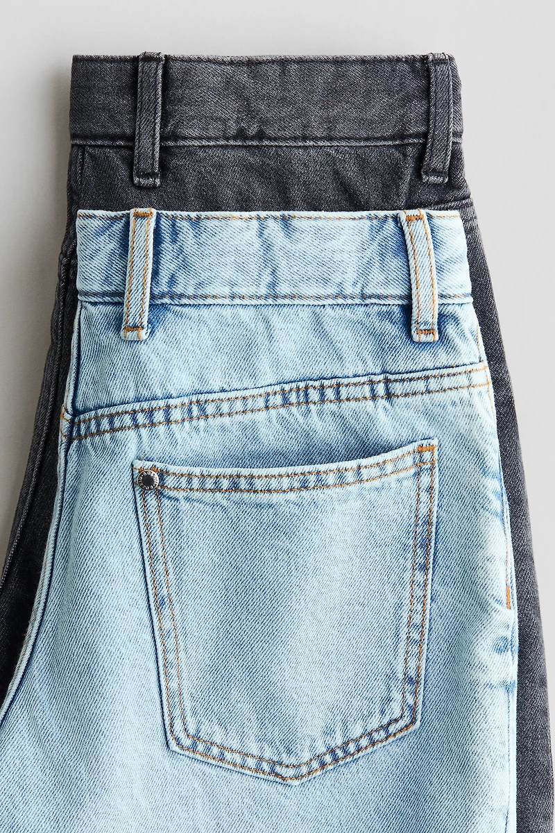 2-Pack Loose-Fit Denim Shorts
