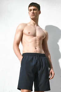 Knee-Length Swim Shorts
