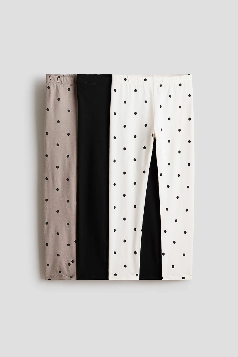 3-Pack Cotton Leggings