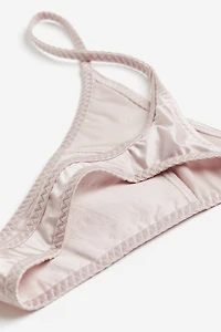 Culotte Thong en satin