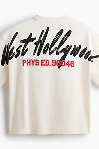 T-shirt imprimé grande taille