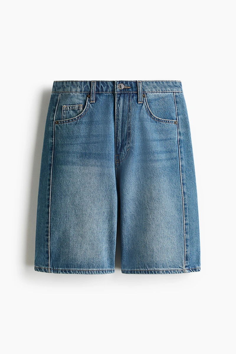 Denim Bermuda Shorts