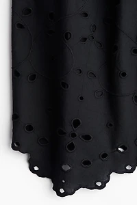 Eyelet-Embroidered Skirt