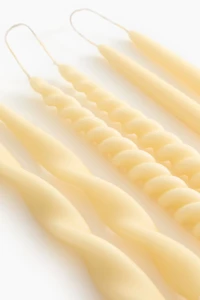 Lot de 6 bougies flambeau