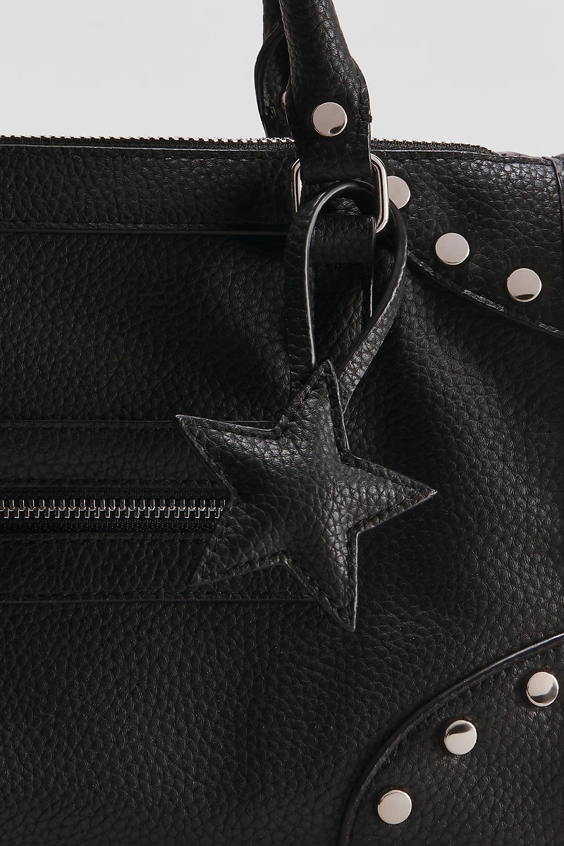 Charm-Detail Handbag