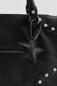 Charm-Detail Handbag